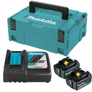 Makita 18V Battery and Charger Bundle – Portable, With Carry Case
